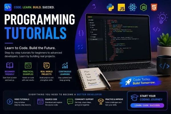 Programming Tutorials - Python, Java, C++